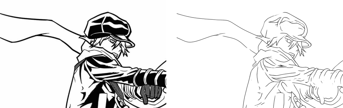 Developed Creativity Support Tool for Line Drawing in Manga Production